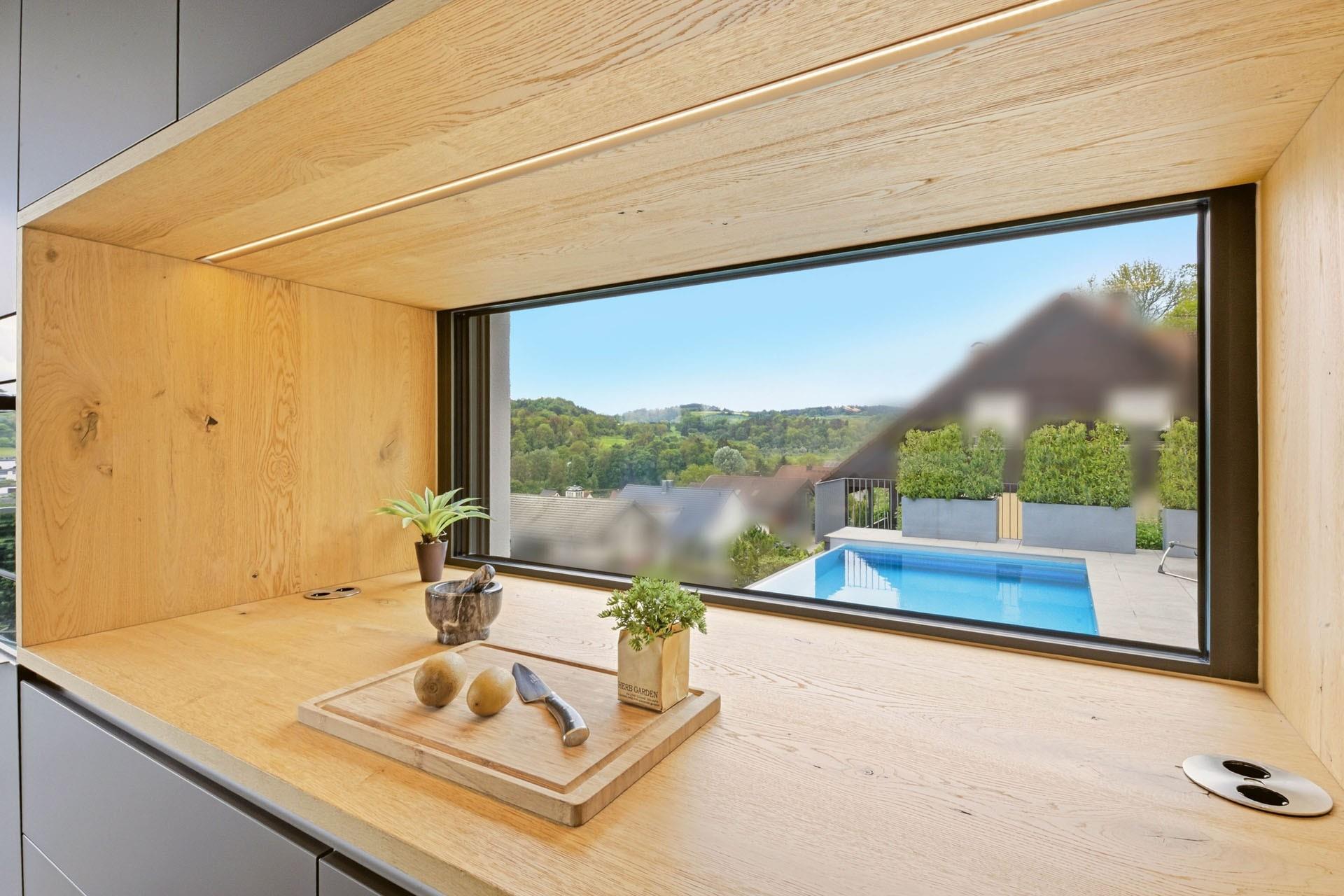 Ausblick Pool