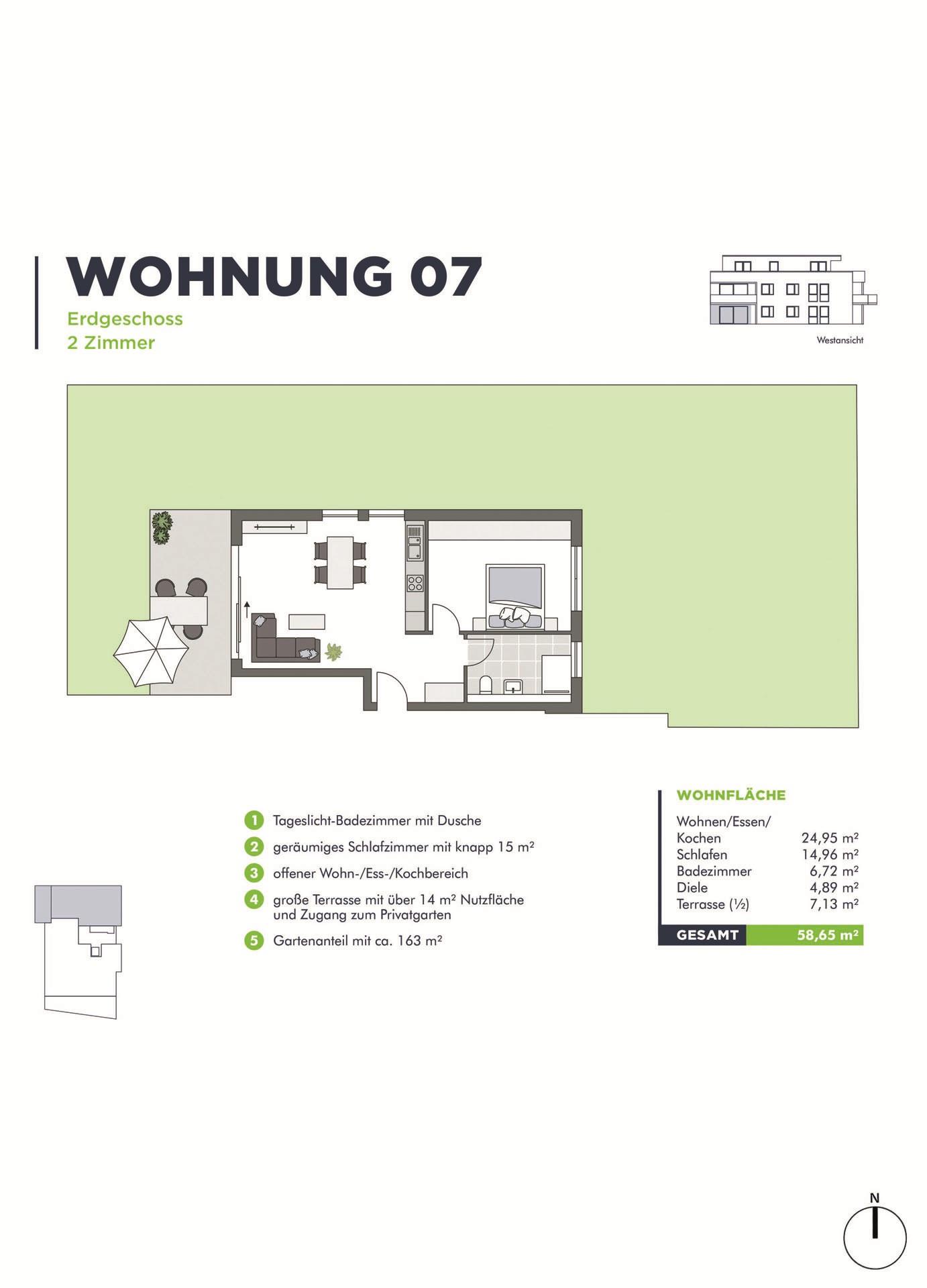 Grundriss-Skizze WE 07