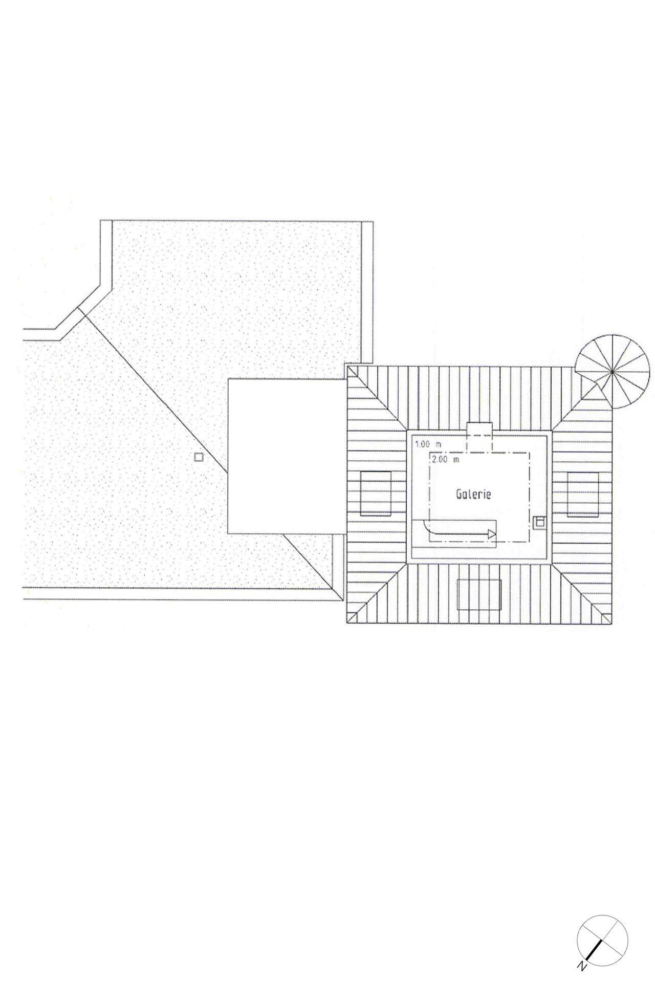 Grundriss-Skizze 2. Dachgeschoss