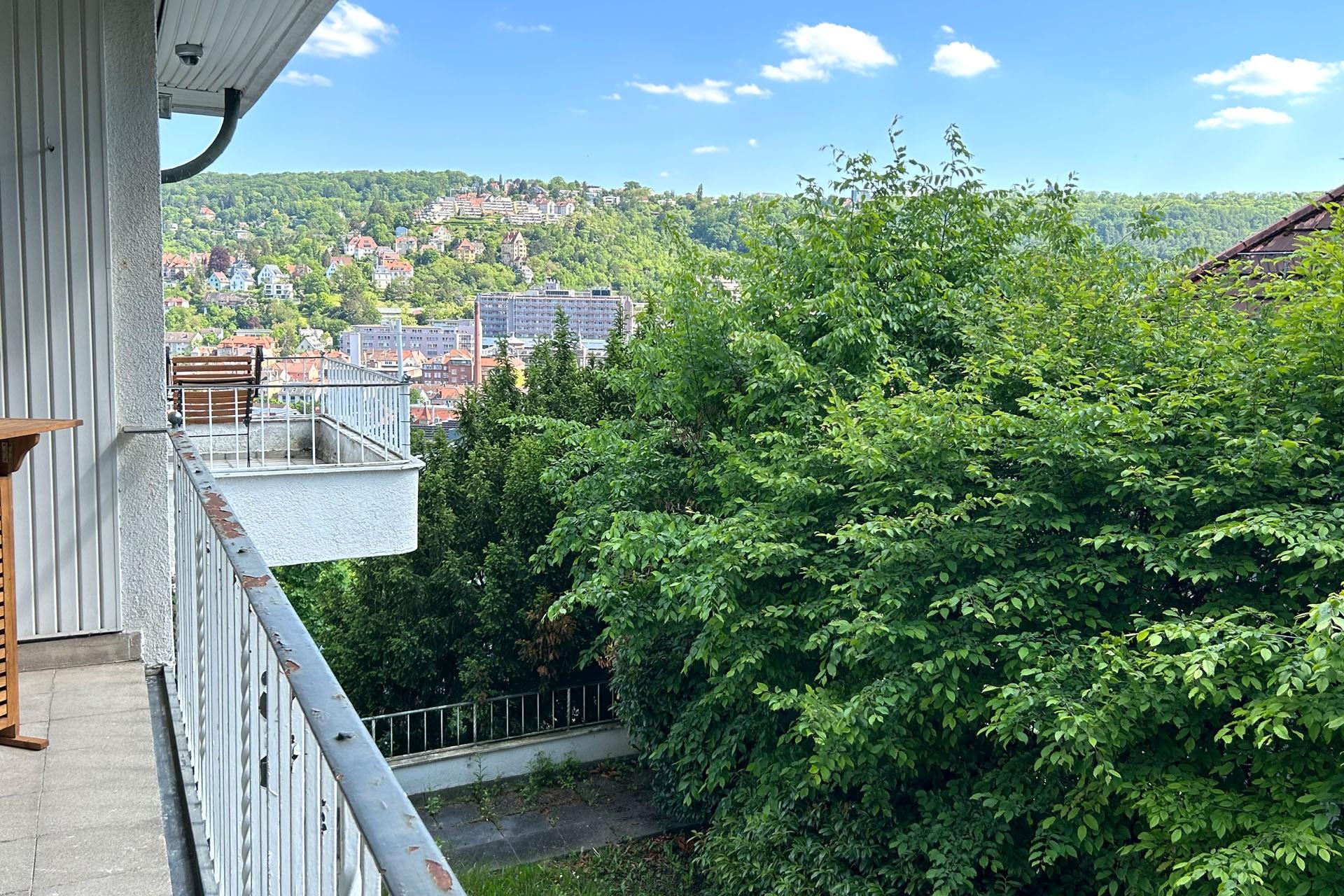 Balkon mit Ausblick