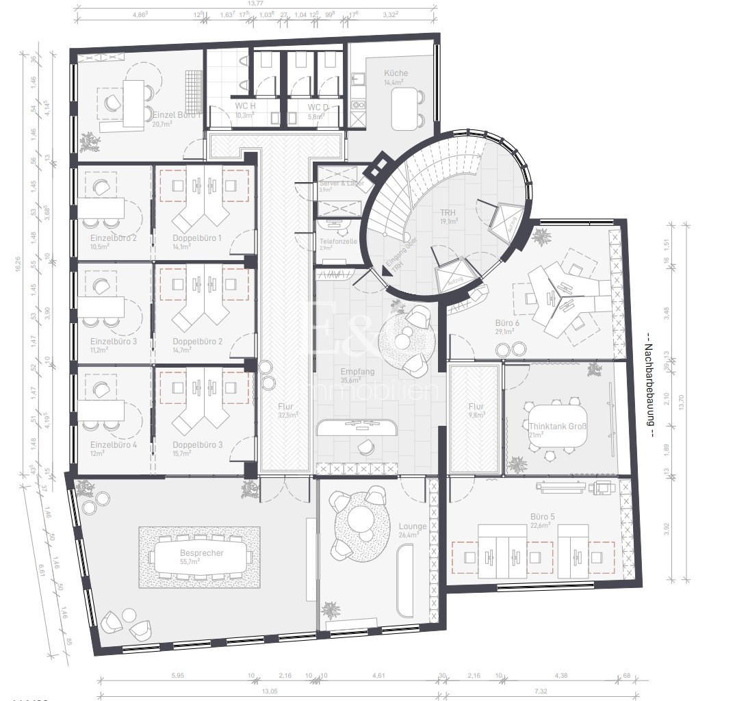 Grundrissbeispiel 2. OG