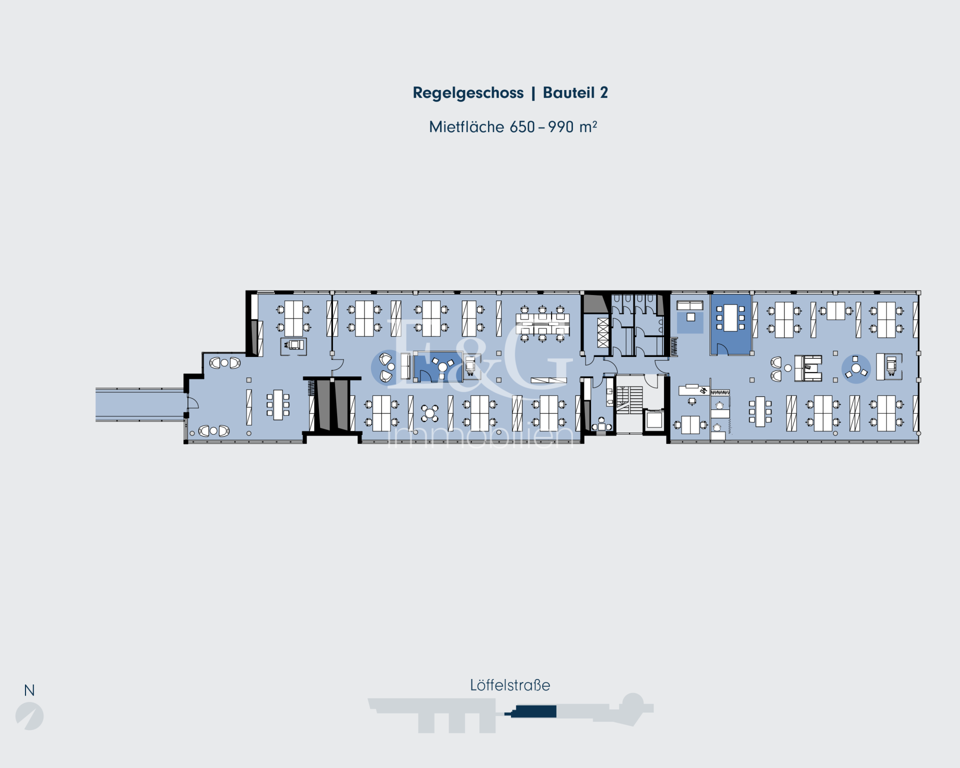 Haus 3 - Bauteil 2 - Regelgeschoss (kombinierbar)