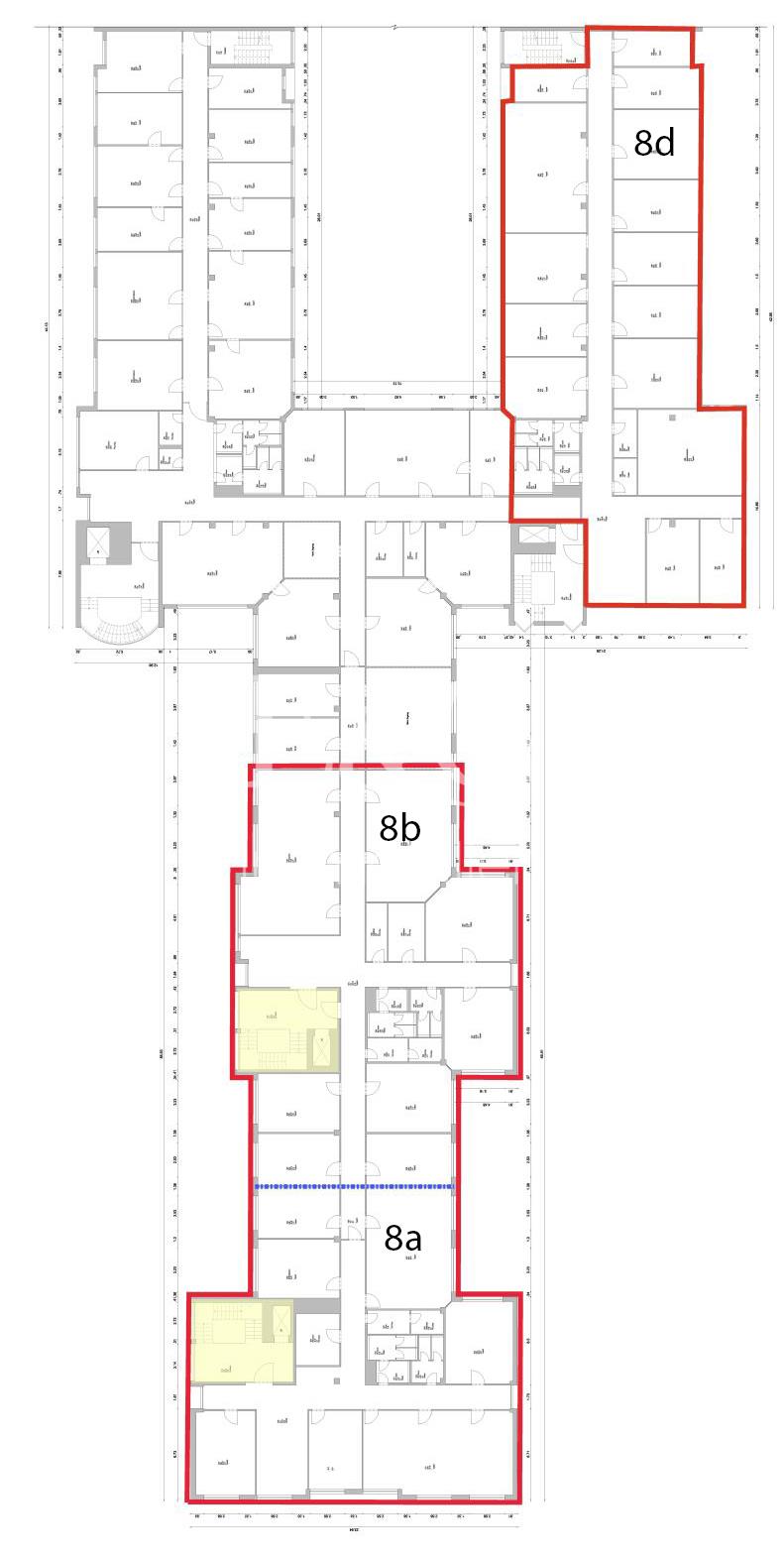 Schockenriedstraße 8a/8b/8d, Grundrisse 1.OG