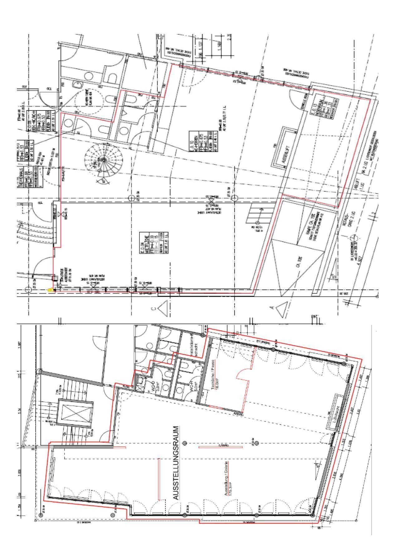 EG und 1.OG, interne Verbindung (Spindeltreppe)