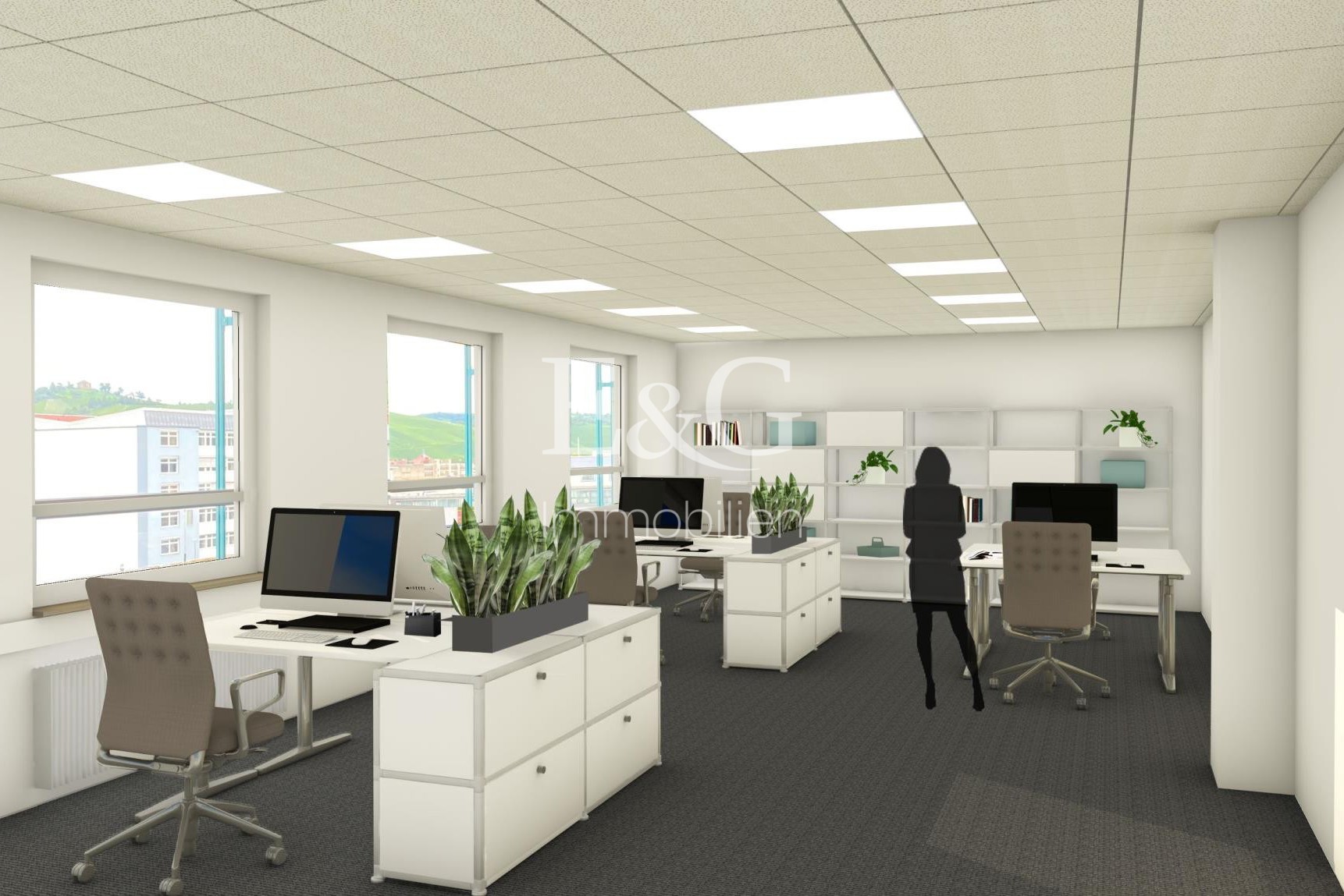 Büro Rendering