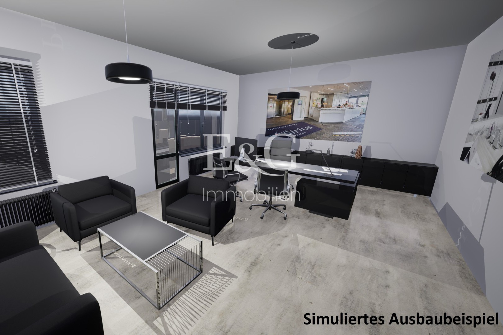 Aufenthalt simuliert