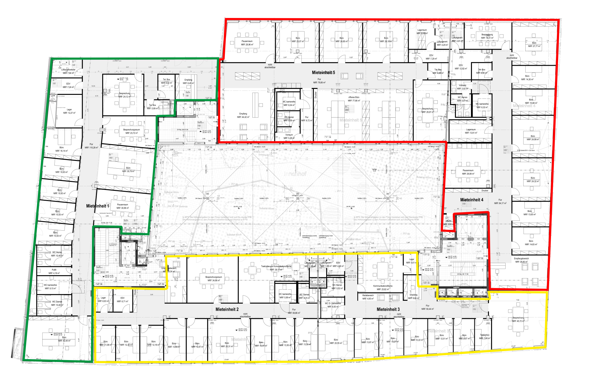 1.Obergeschoss, teilbar ab ca. 572,26 m² 