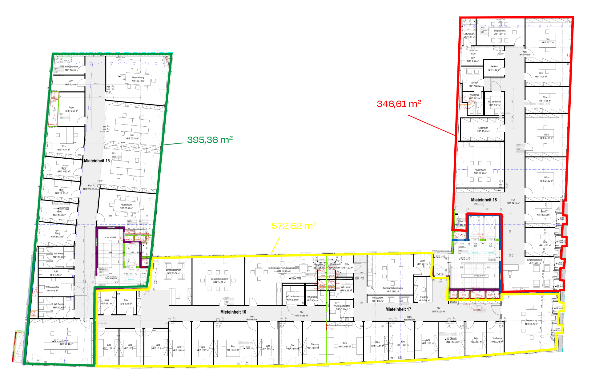 4.Obergeschoss, teilbar ab ca. 346,61 m²