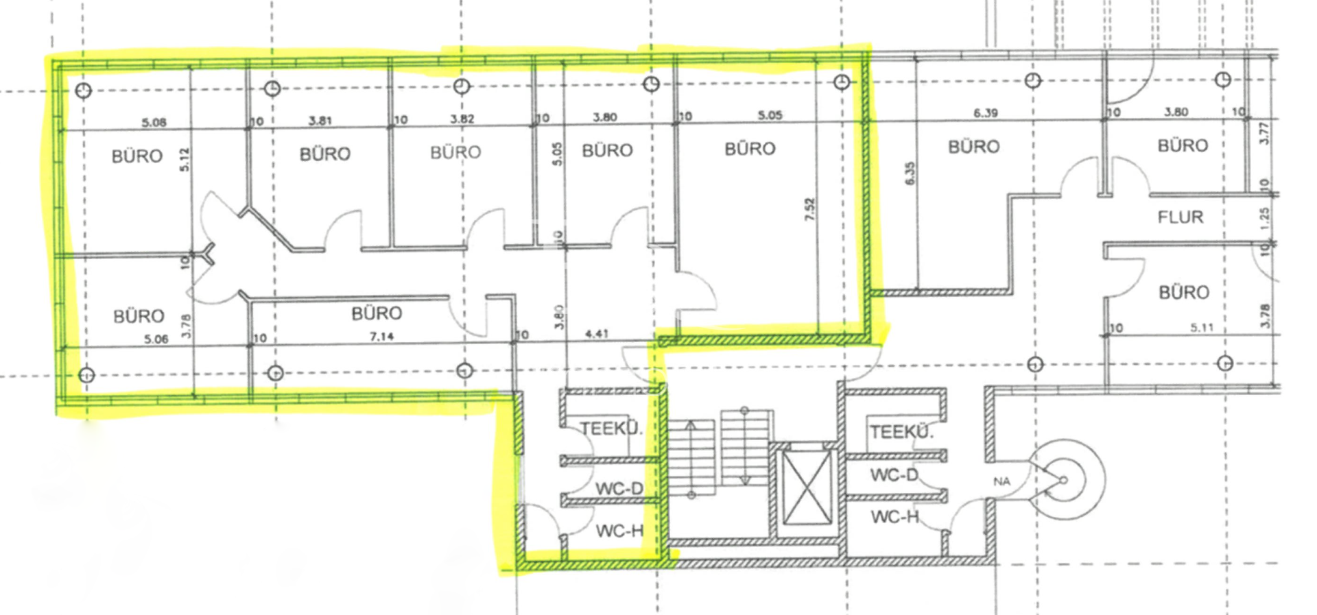 4. OG links 216,00 m²