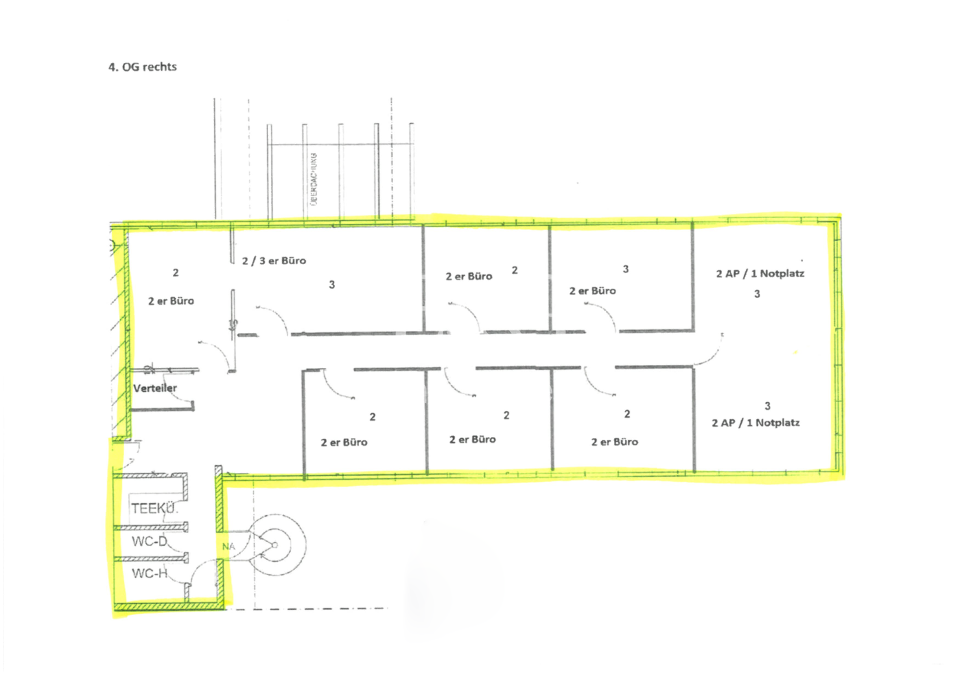 4. OG rechts 279,87 m²