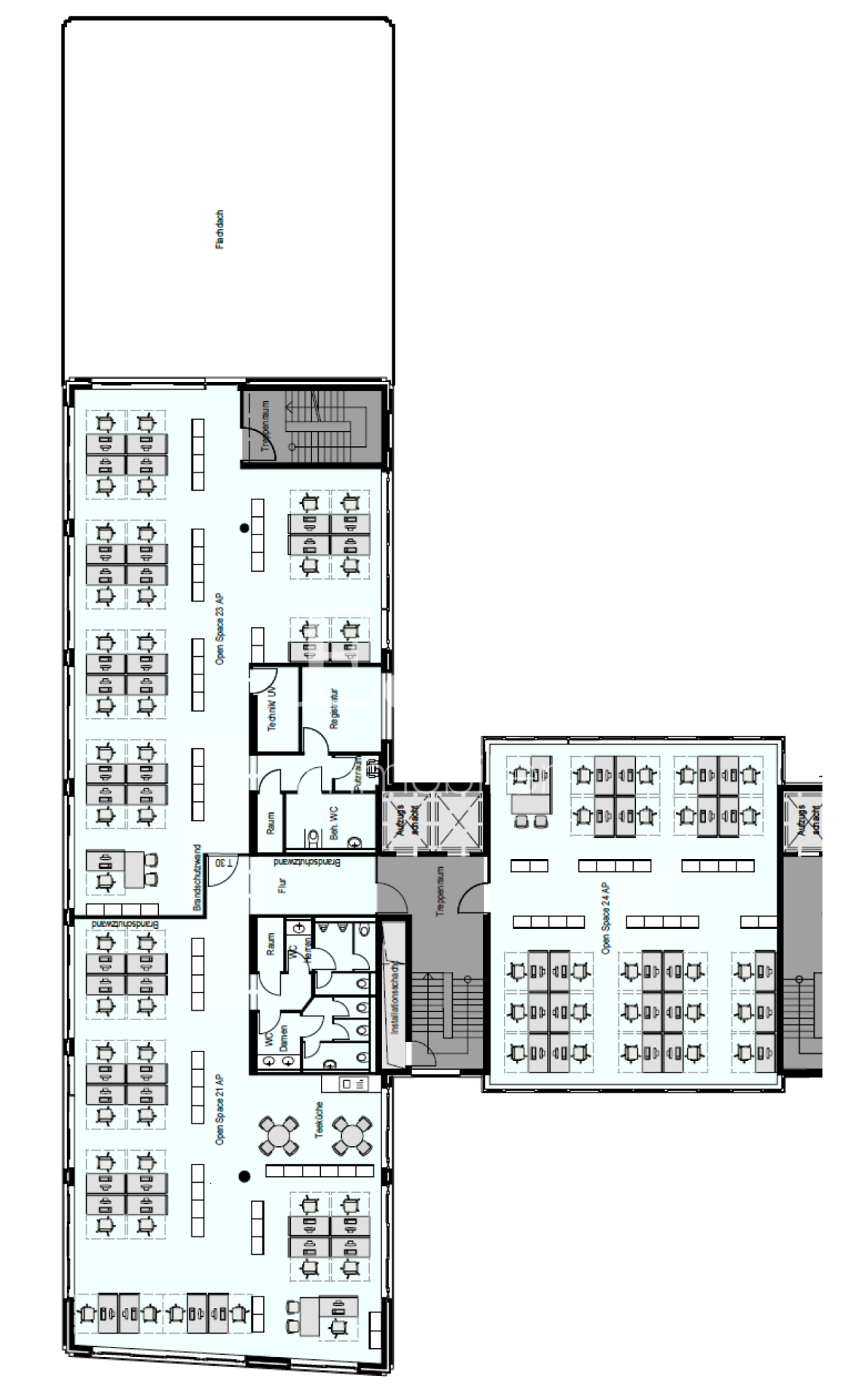 Grundriss 6.OG_Musterplanung Open Space