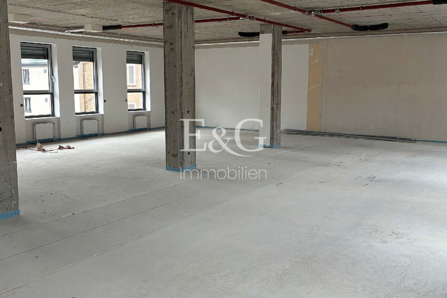 Innenaufnahme Rohbau