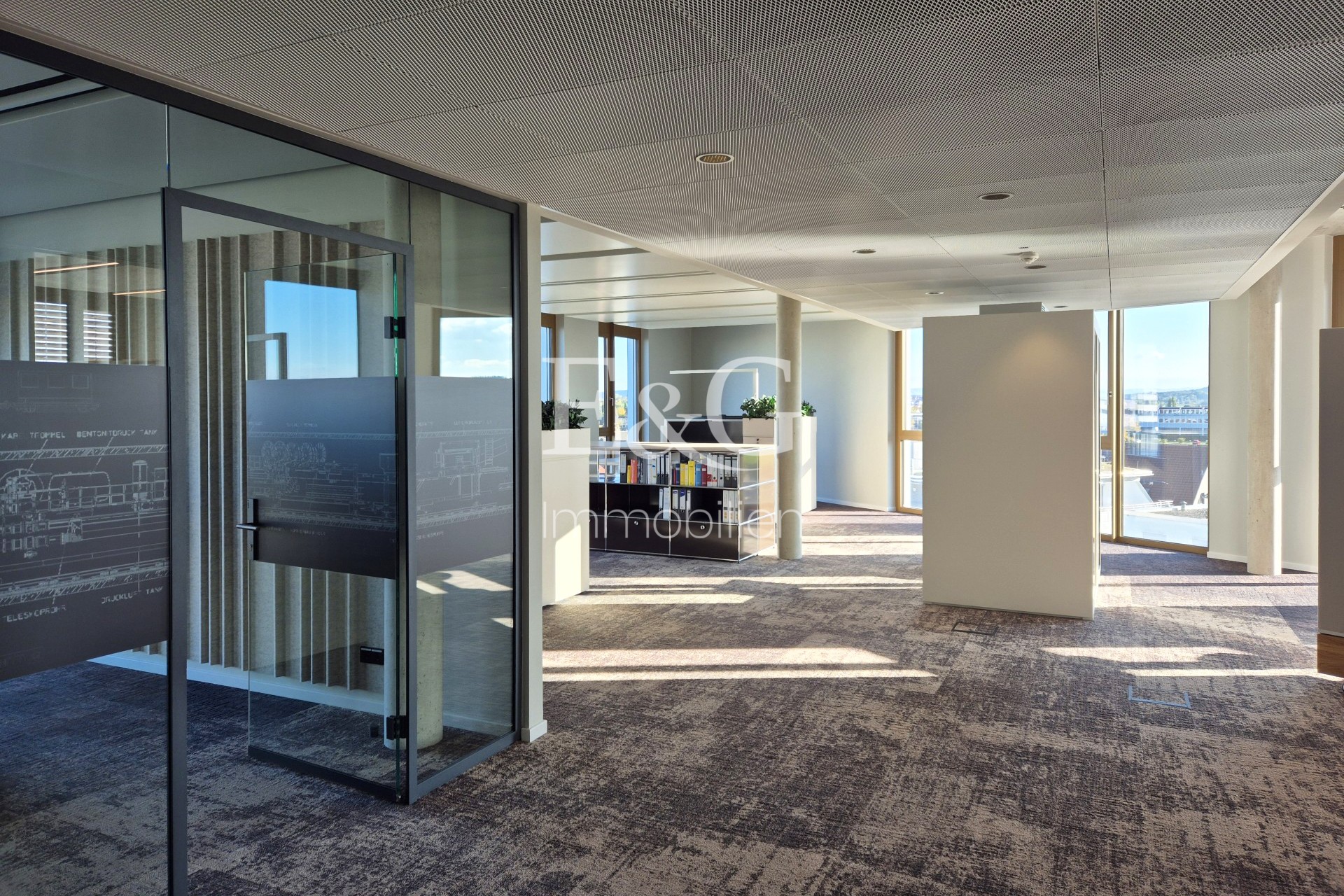 Beispielhafter Büroausbau