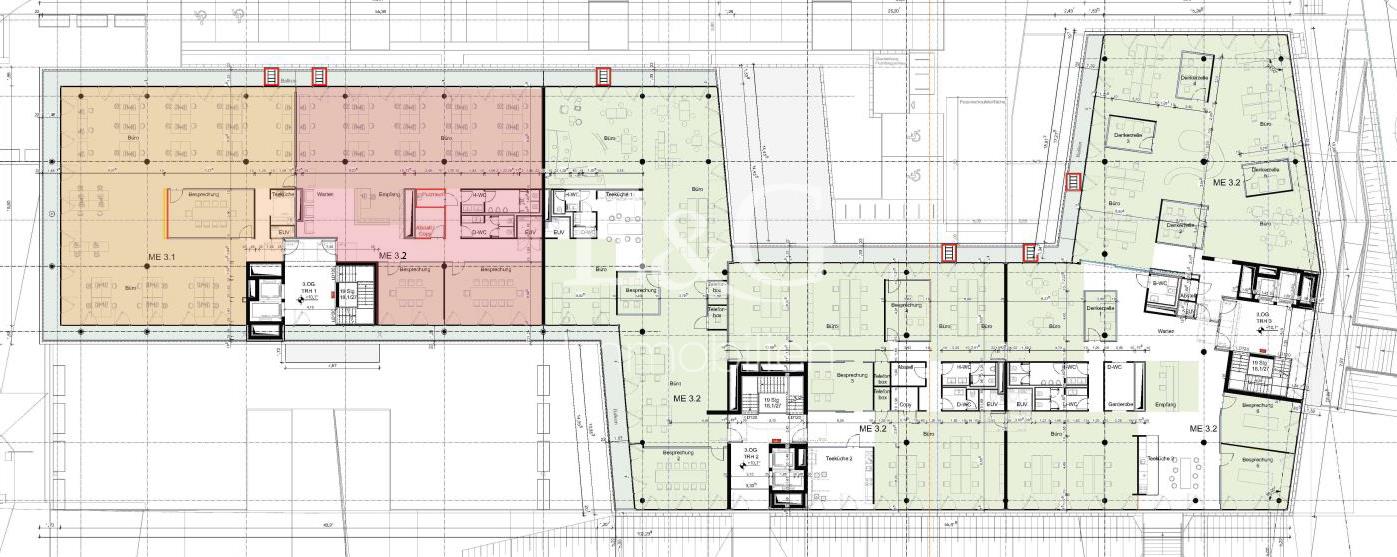 3. Obergeschoss, ca. 811 m²