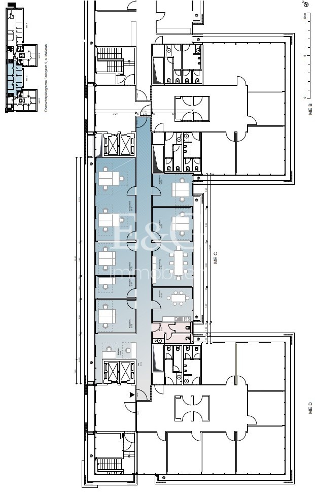 4. Obergeschoss MB C (350 m²)