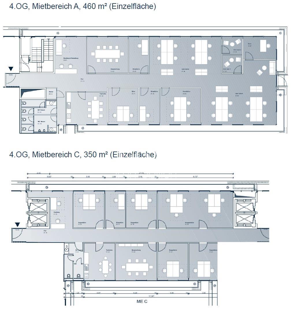 4. Obergeschoss A, C