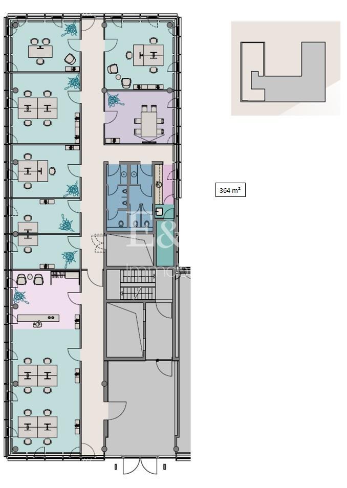 Erdgeschoss 364 m²