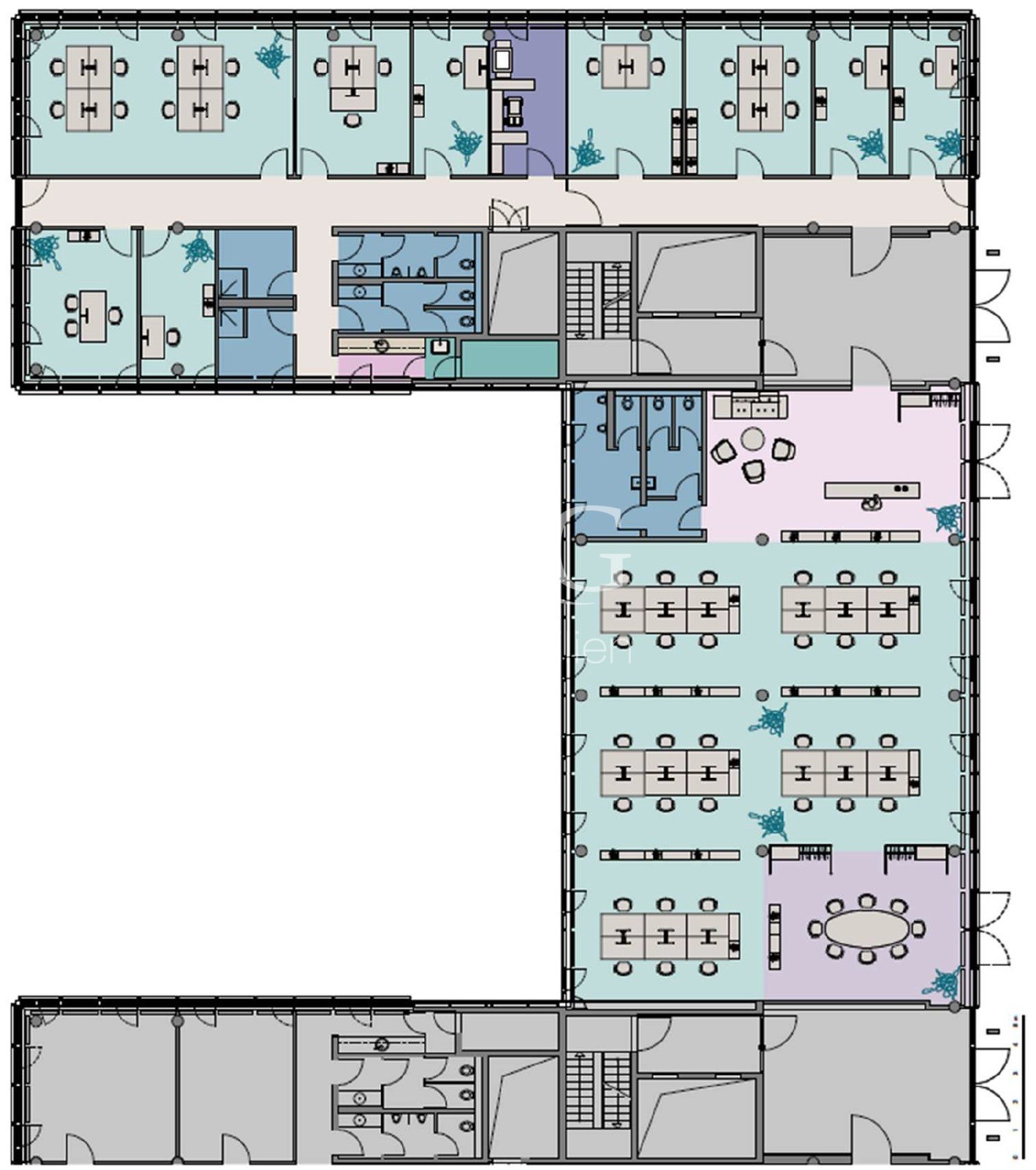 Erdgeschoss - 735 m²