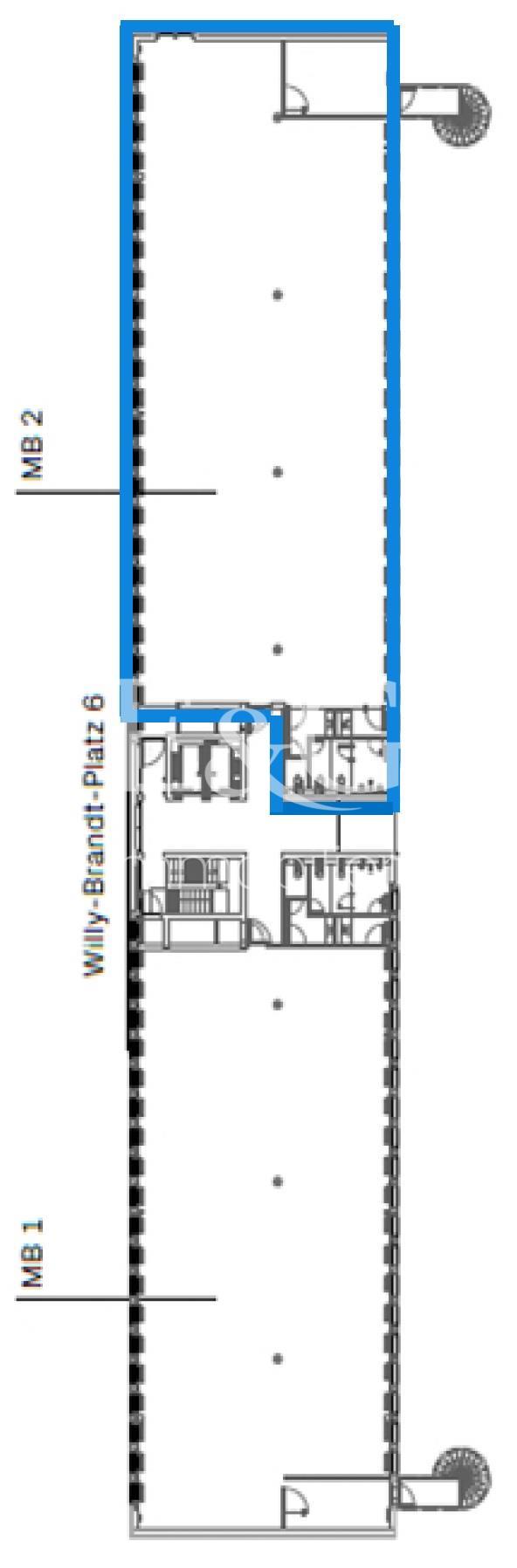 4. Obergeschoss - Südspange West