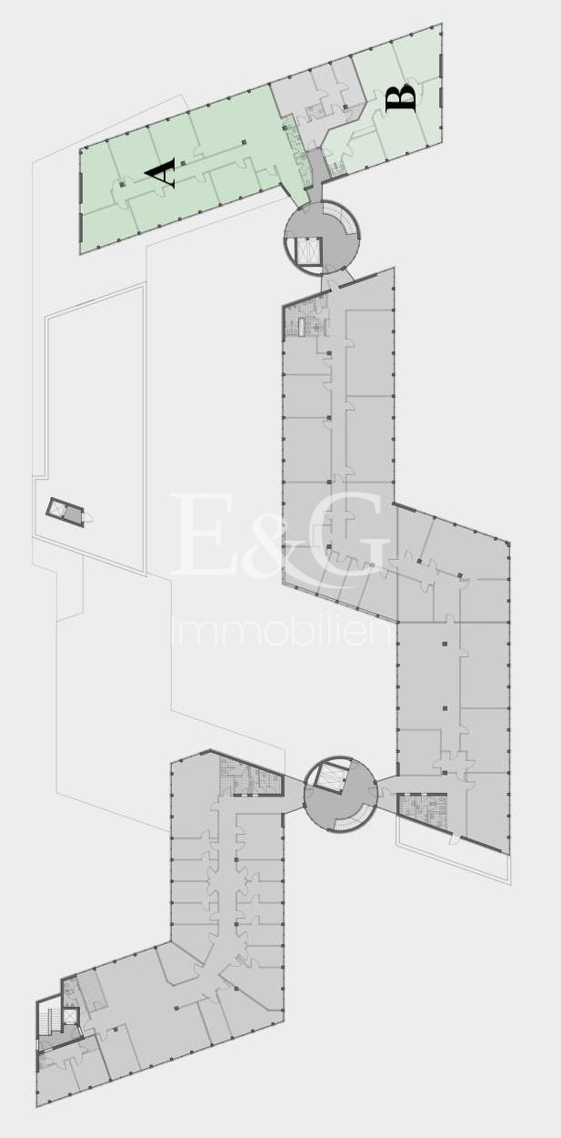 4. Obergeschoss, ca. 327 m², 163 m²