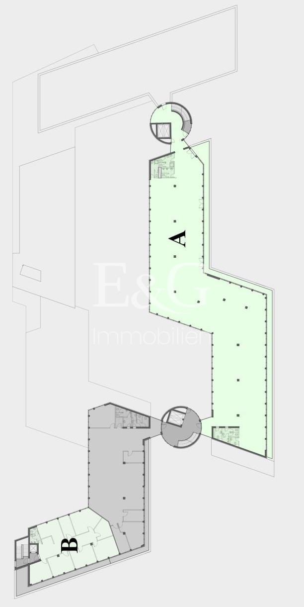 5. Obergeschoss, ca. 1020 m², 246 m² 