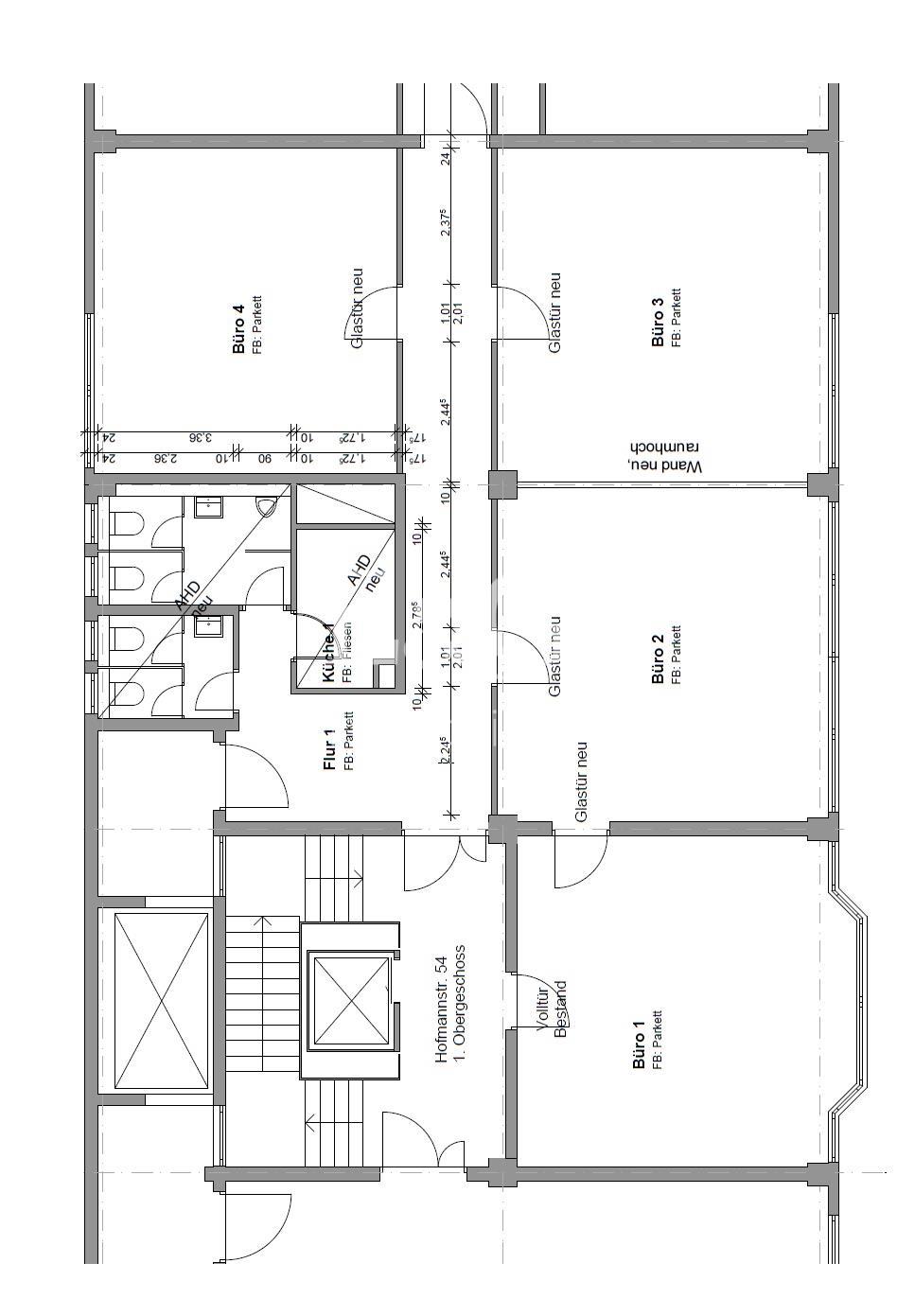 1. Obergeschoss / Hofmannstraße 54