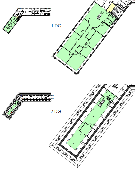 1 + 2. DG 380 m²