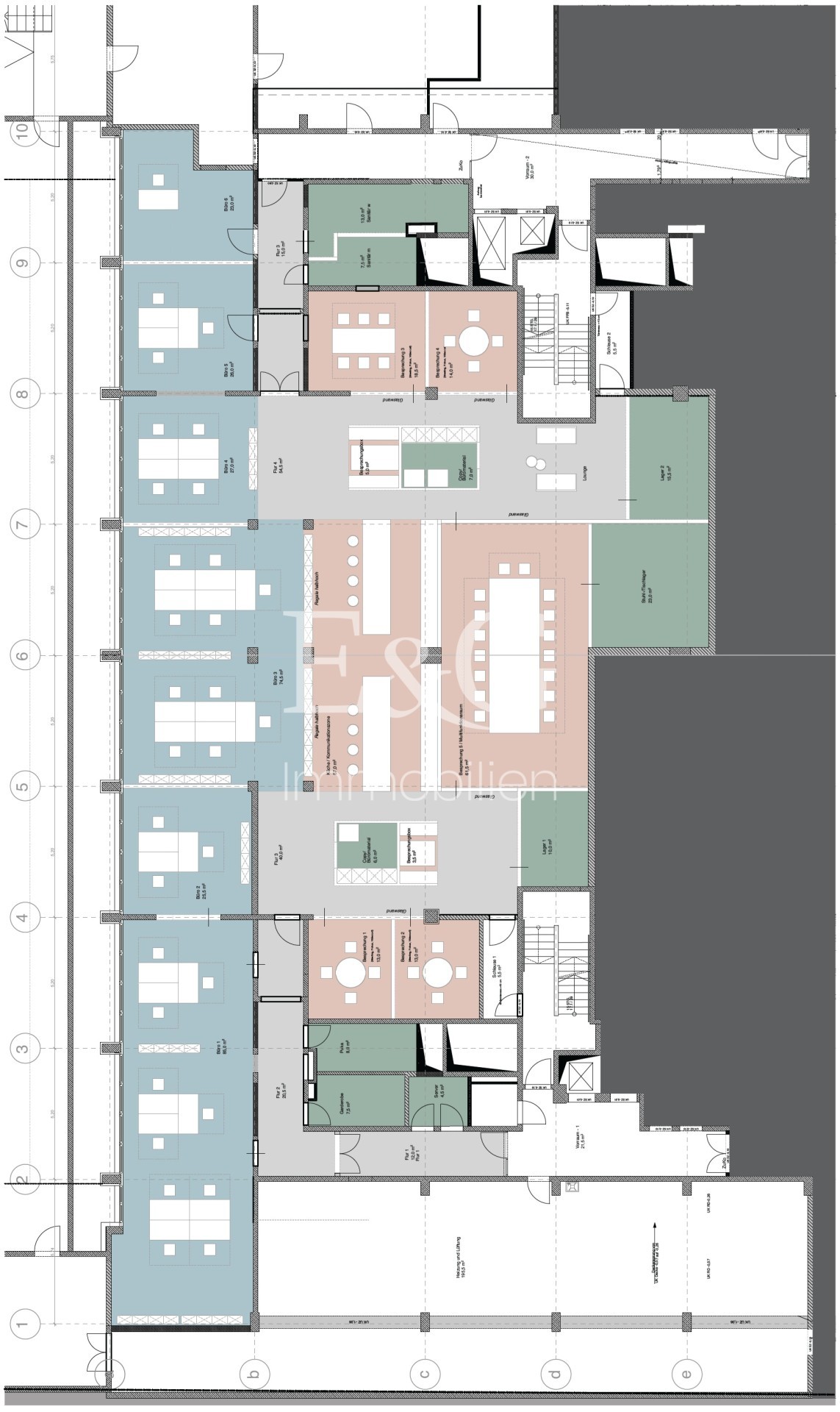 Souterrain - Büronutzung
