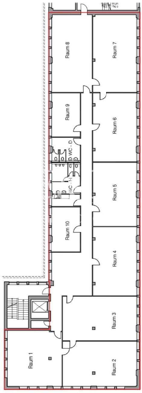 3. Obergeschoss - 840 m² (Kühbachstr. 1)