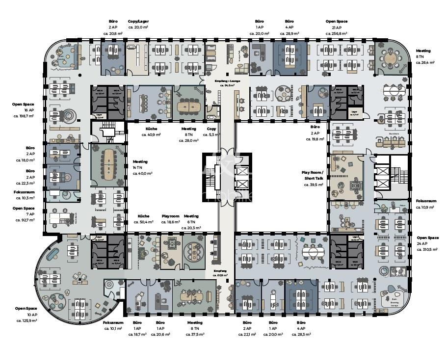 4. Obergeschoss (Kombibüro)
