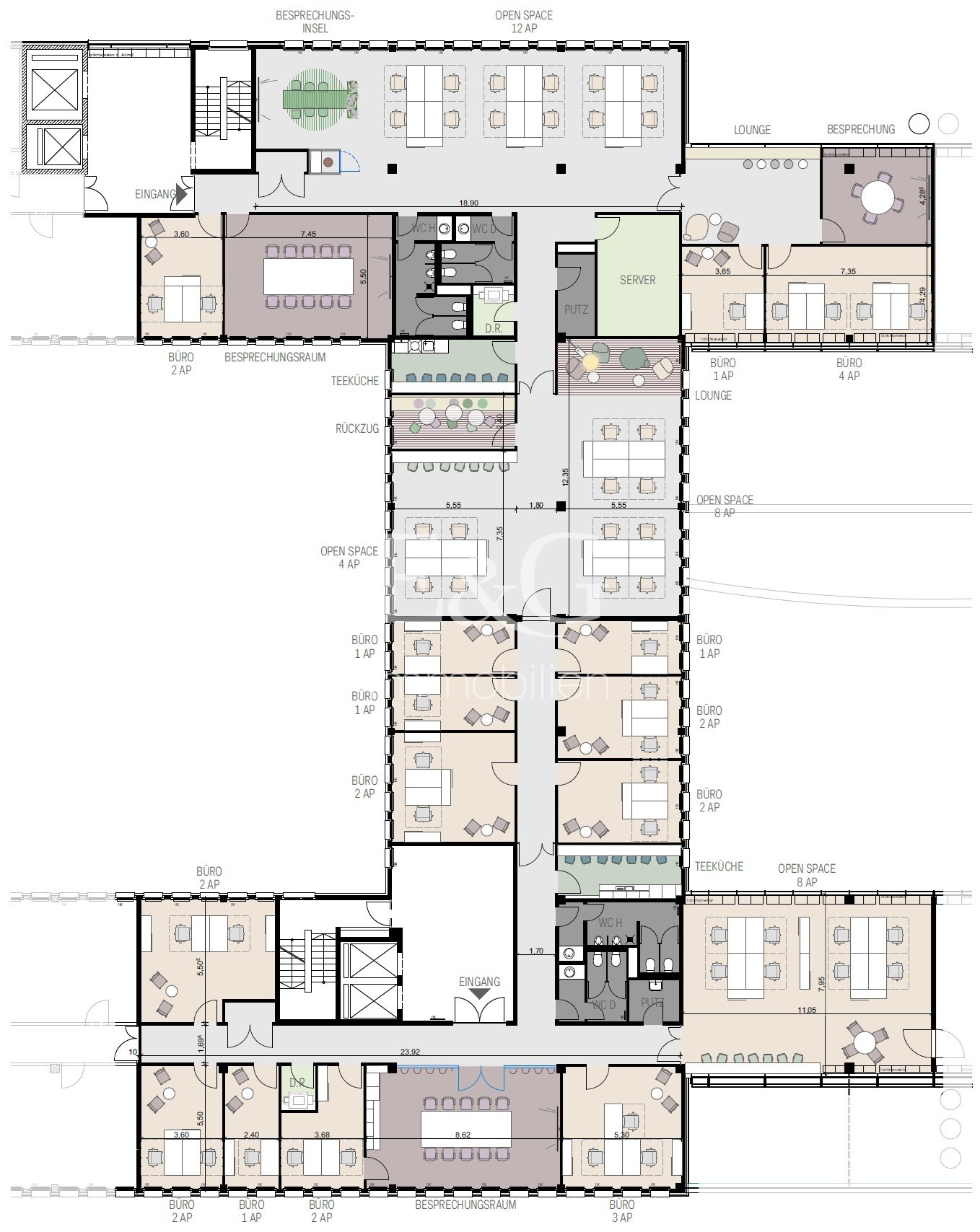 3. Obergeschoss (A.3.1 & A.3.2)