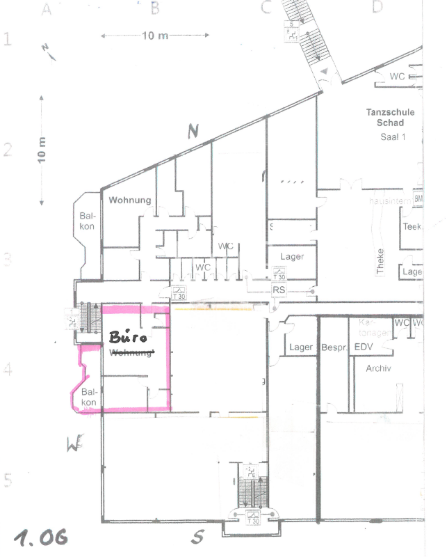 1. Obergeschoss ca. 80 m²