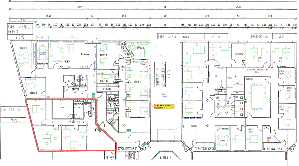 3. Obergeschoss 174 m²